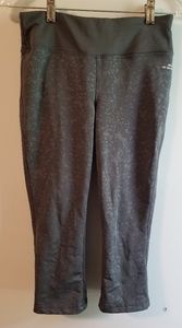 BCG tru wick dark grey athletic capris with zipper